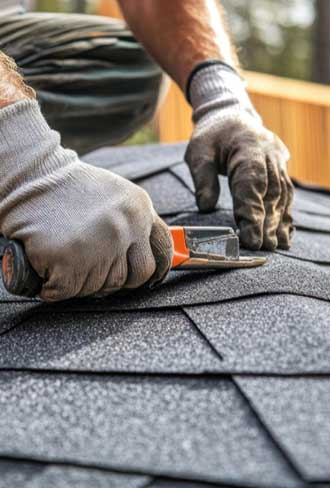 Choosing the right roofing materials for a new roof replacement project.